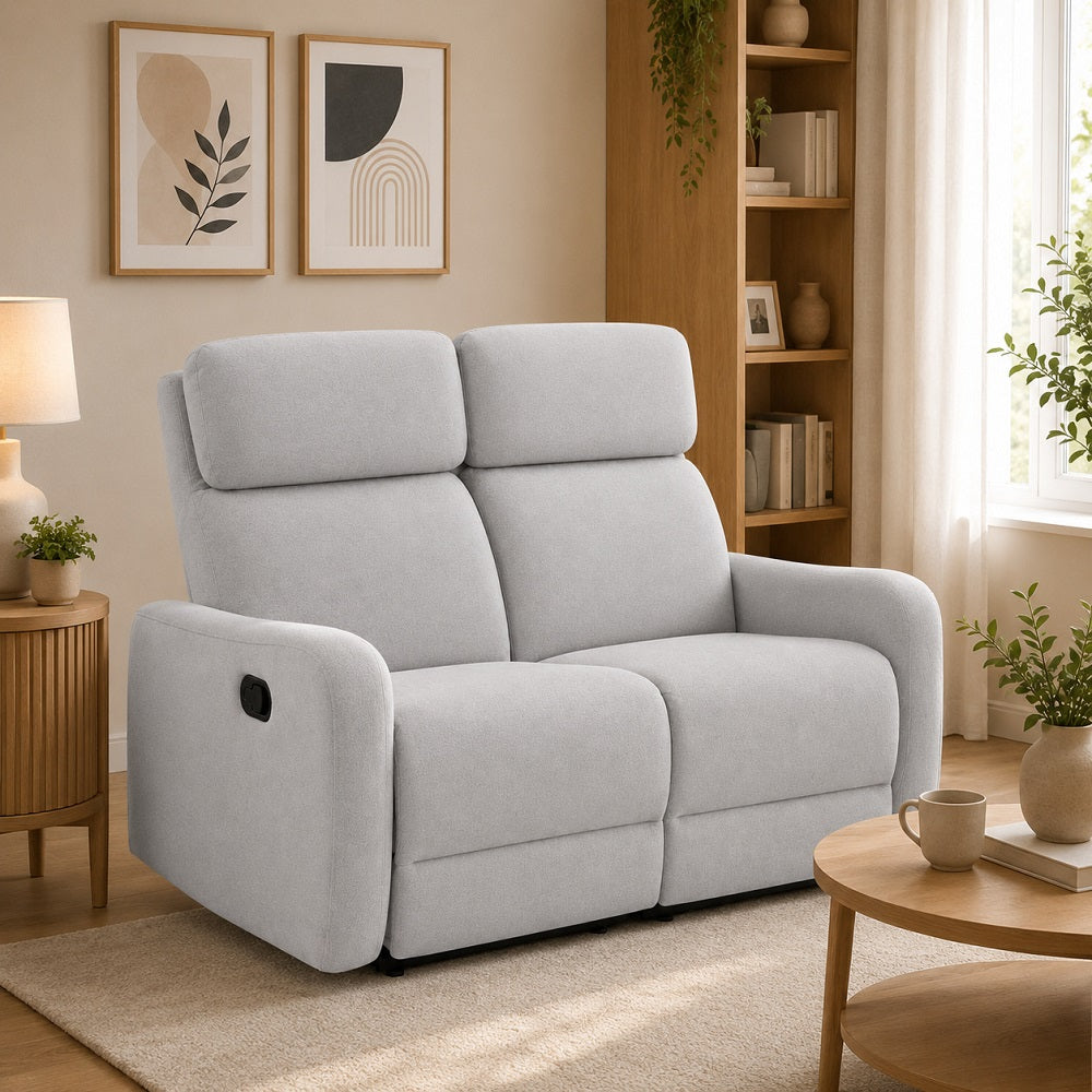 mirada home divano recliner gioia 2 posti grigio ean 8051944715613