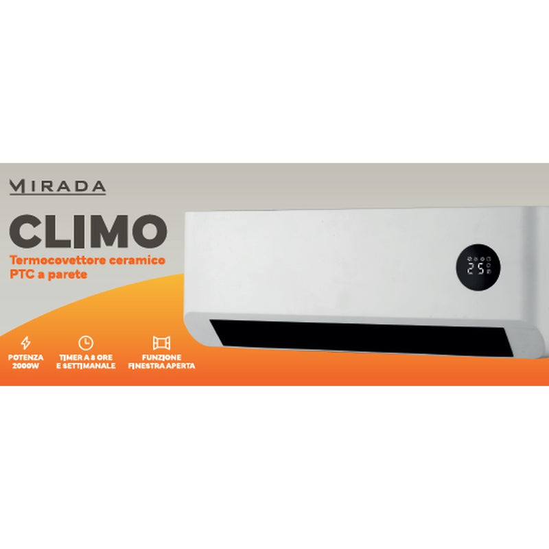 Termoconvettore Climo A Parete 2000 W