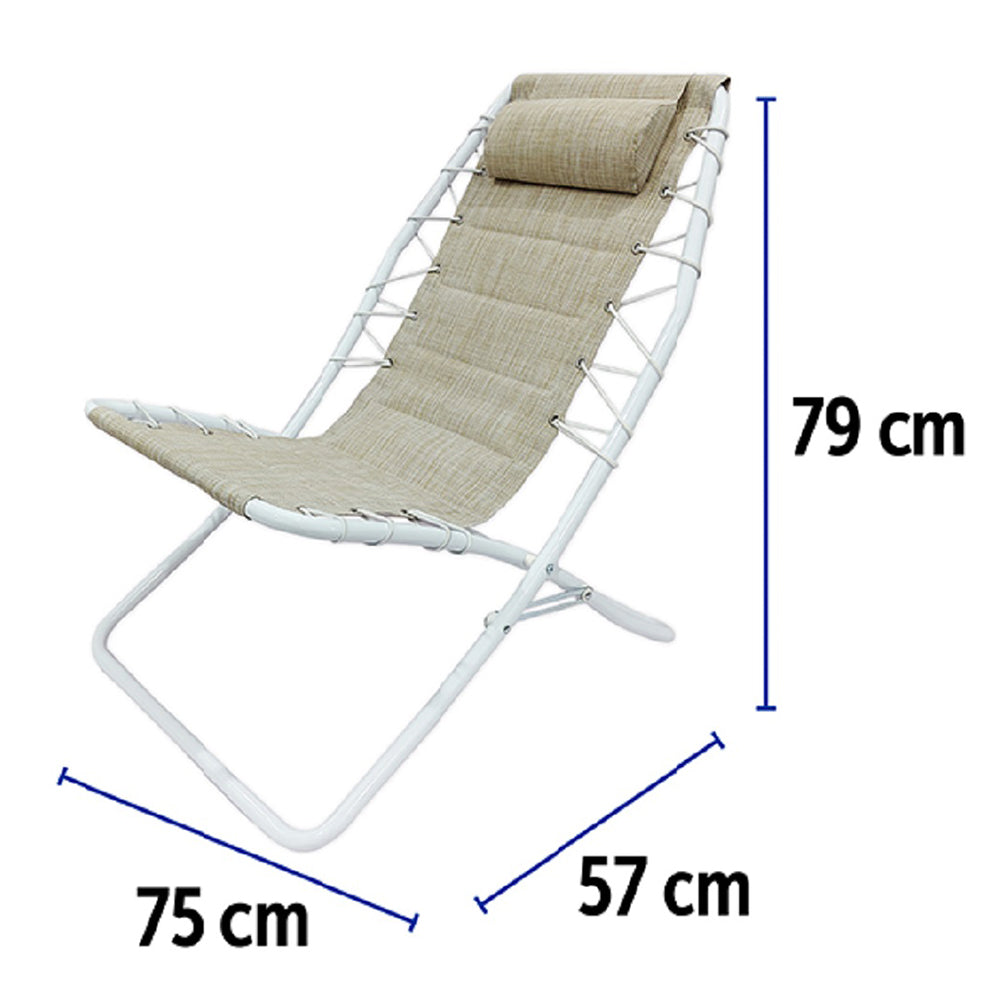 mirada spiaggina textilene 75x57x79cm tortora ean 8024972159162