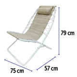 mirada spiaggina textilene 75x57x79cm tortora ean 8024972159162