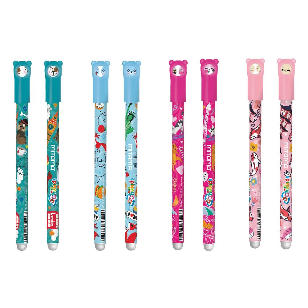 mitama penne cancellabili spinny pen travel pacco 2pz ean 8026624638292