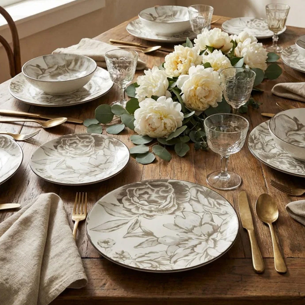 mmz servizio tavola 18pz bouquet tortora ean 8056897156124
