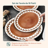 mmz servizio tavola 18pz kalos terra ean 8056897156087