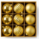 nbr pallina di natale oro 10 cm conf 9pz 3 decori ean 9972016912183