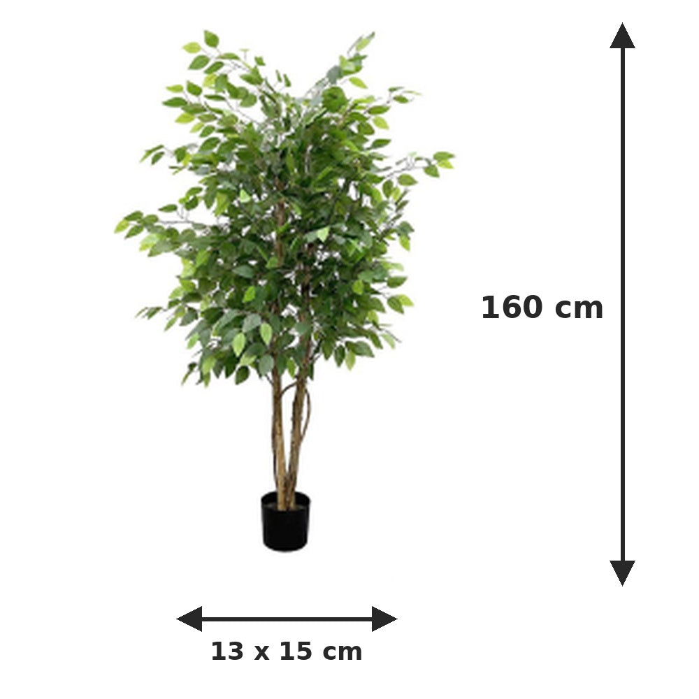 nbr pianta artificiale ficus banyan 2 rami 160 cm ean 8051944714081