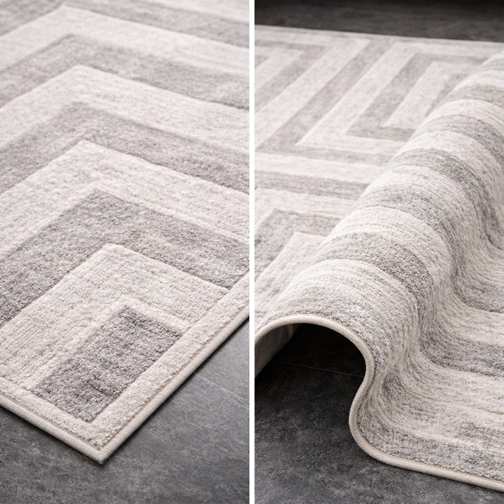 nbr tappeto castro grigio croce 150x220 cm ean 9972016923103