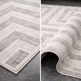 nbr tappeto castro grigio croce 150x220 cm ean 9972016923103