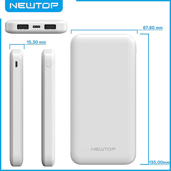 immagine-2-newtop-power-bank-mh10000-bianco-newtop-pb30-ean-8059822420635