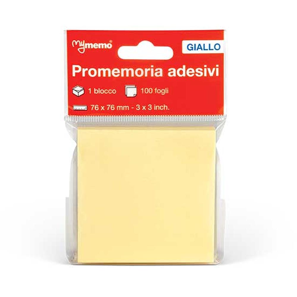 nikoffice blocco memotak 75 x 75 mm 100 fogli giallo ean 8051818053230