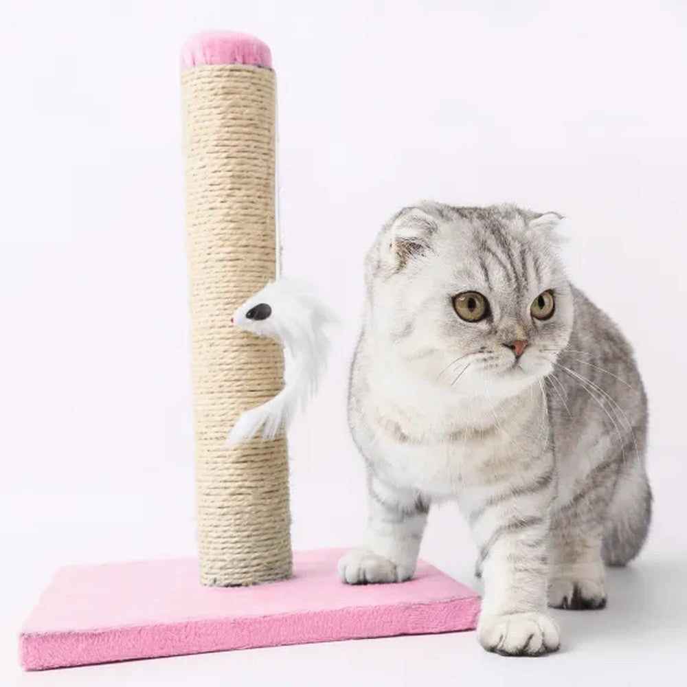 nobleza tiragraffi in sisal rosa per gatti 25x25x35 cm ean 8719138027996