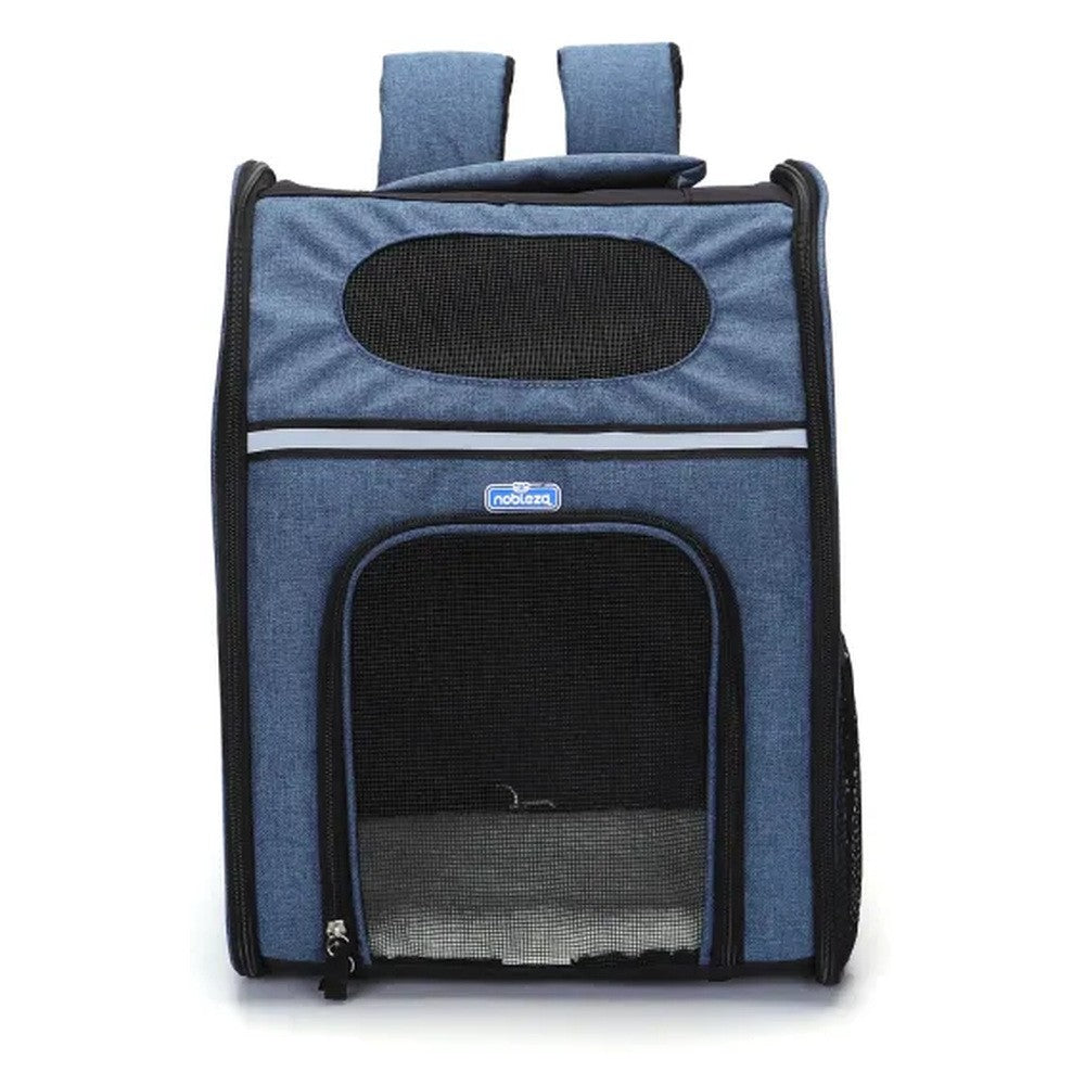nobleza zaino trasportino per animali blu nobleza 32x25x42 cm ean 8719138056835