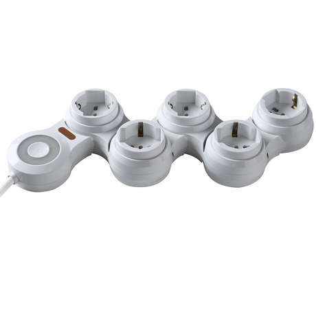 omega multipresa flexi snodabile 5 prese ean 8054134471900