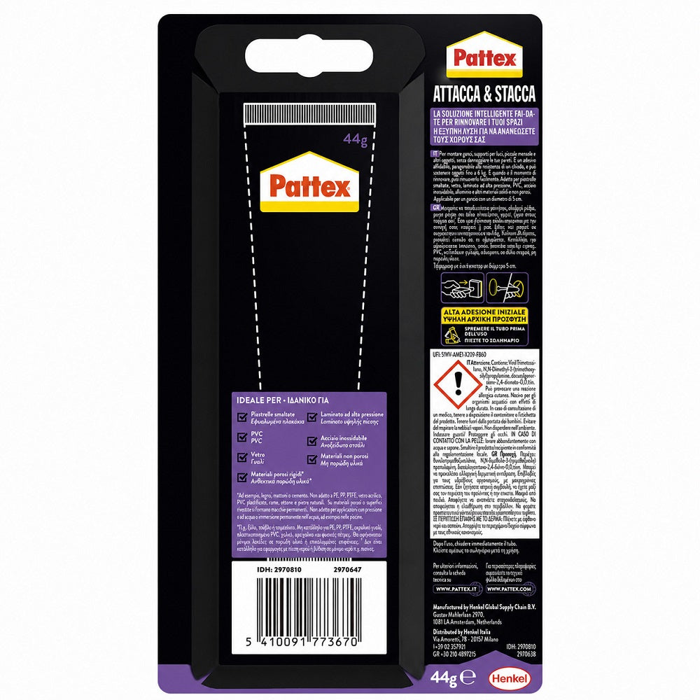 pattex pattex millechiodi attacca e stacca 44 gr ean 5410091773670