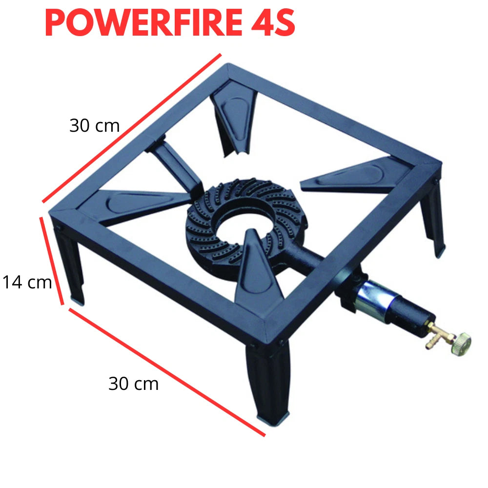 powerfire fornellone bruciatore a gas powerfire 4s ean 6934589410032