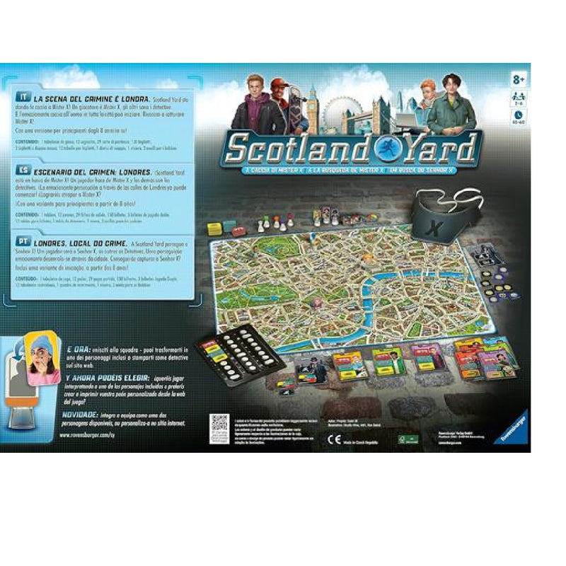 ravensburger scotland yard 40 anniversario gioco da tavolo ean 4005556275168