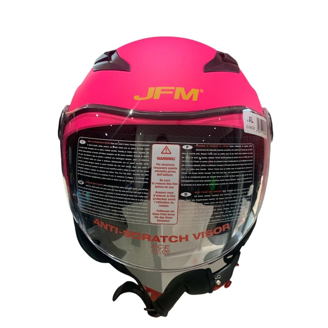 revival casco bimba con visiera fucsia opaco tg m ean 8055727926241