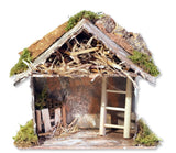 rossi rosa capanna vuota per presepe 15x10x15 cm ean 8018623805010