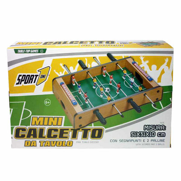 sport one calcetto da tavolo 2 aste 51x31x10cm ean 8005586202253