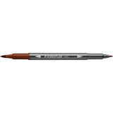 staedtler penna acquerellabile doppia punta marrone ean 4007817108796