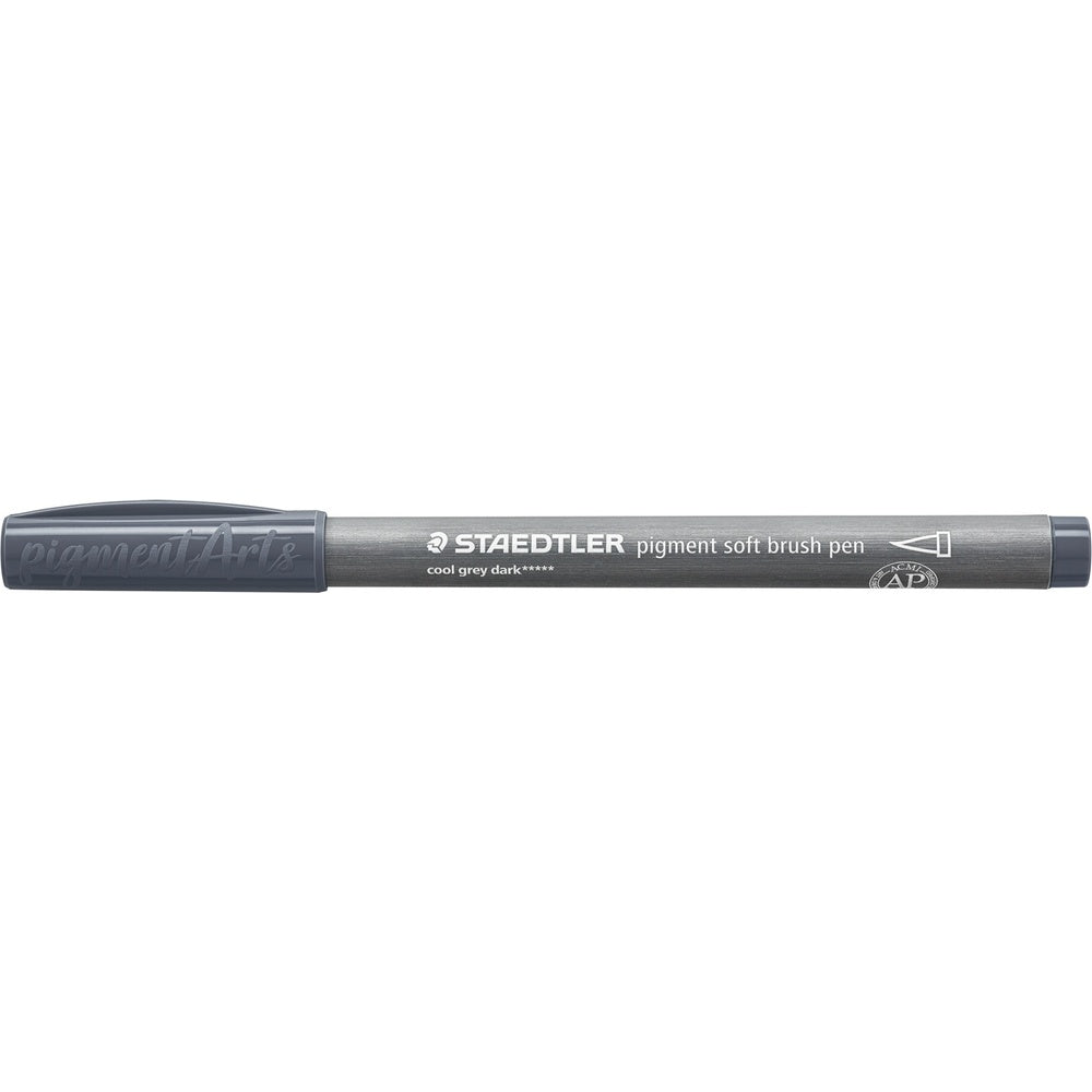 staedtler penna pigment soft brush grigio freddo scuro ean 4007817098820