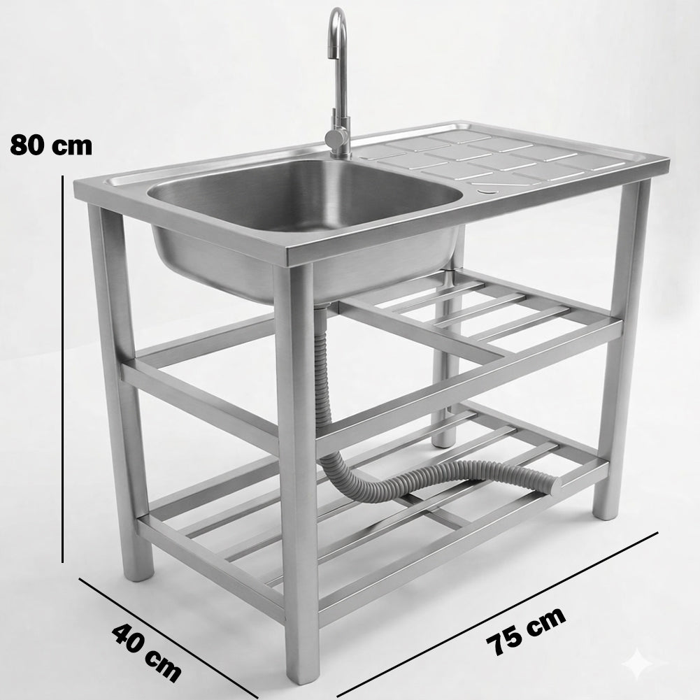 staylux lavello multifunzione acciaio inox con fontana ean 8056244083189
