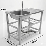 staylux lavello multifunzione acciaio inox con fontana ean 8056244083189