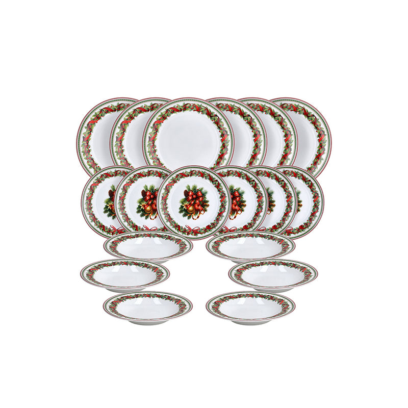 tognana servizio tavola 18 pezzi olimpia christmas tognana ean 8056444507980
