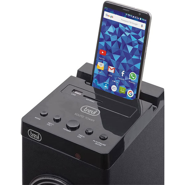 trevi speaker bluetooth a torre 40w xt101 bt trevi ean 8011000022789