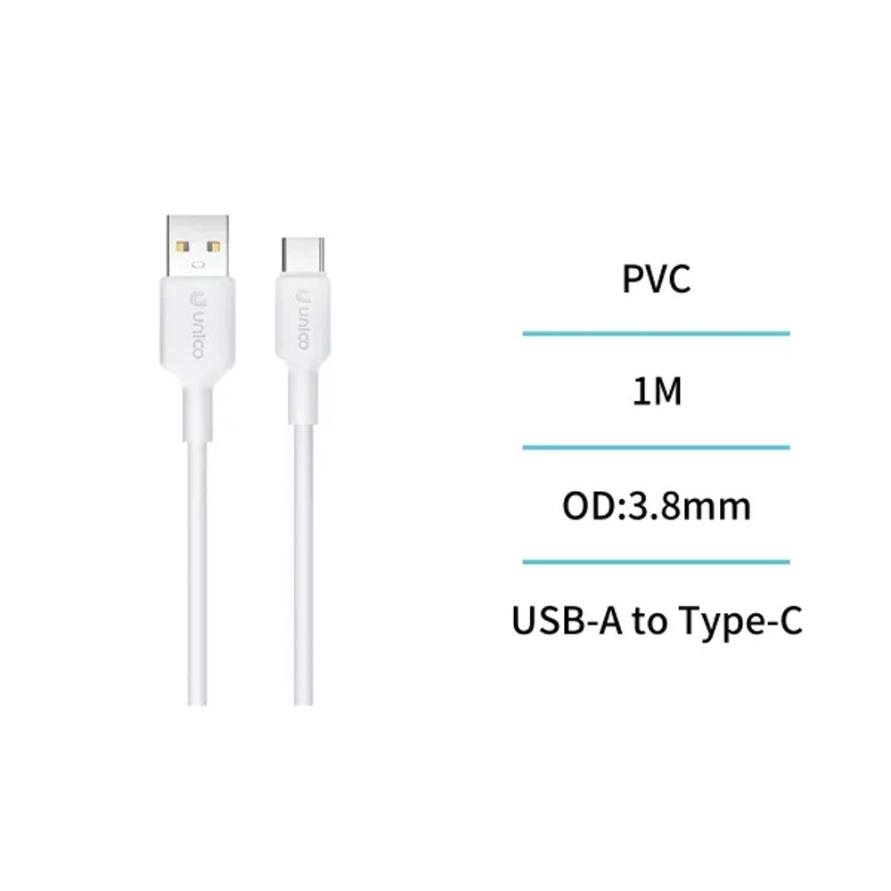unico cavo usb a type c 3 4 a bianco 1 mt ean 8435719644788