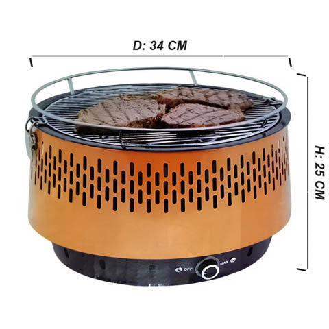 viscio barbeque da tavolo a ventola 211658 colori ass ean 8027458201805