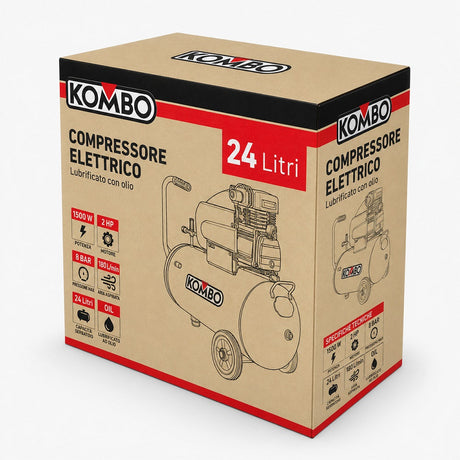 kombo compressore elettrico kombo 24 lt 2 0 hp ean 8053340470110