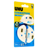 Correttori Mini Roller Uhu 3 Pz Da 6 Mt 5 Mm