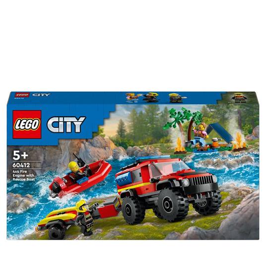 lego lego city fuoristrada antincendio e gommone ean 5702017582948