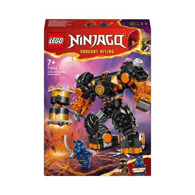 lego lego ninjago mech elemento di terra di cole ean 5702017584515
