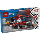lego lego city pit stop e meccanici ferrari f1 ean 5702017812496