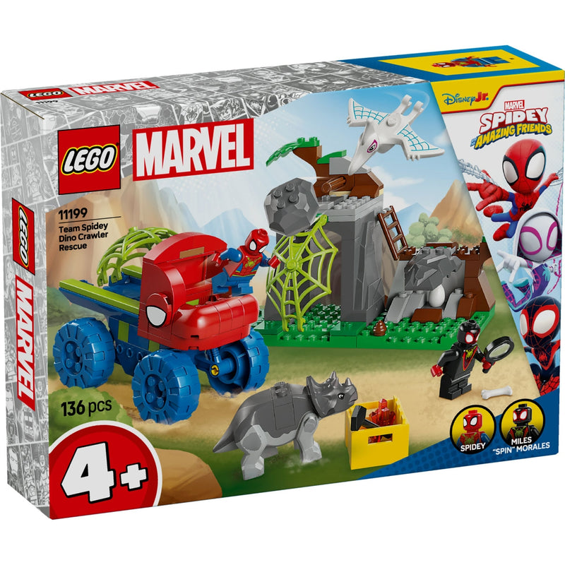 lego lego marvel team spidey salvataggio su dino ruspa ean 5702017814803