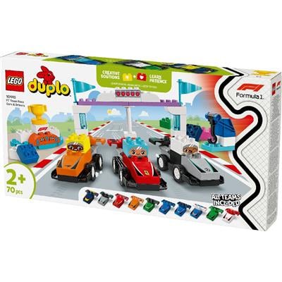 lego lego duplo auto da corsa e piloti f1 ean 5702017815565