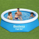 Bestway Piscina Gonfiabile Fast Set Tonda 244x61cm