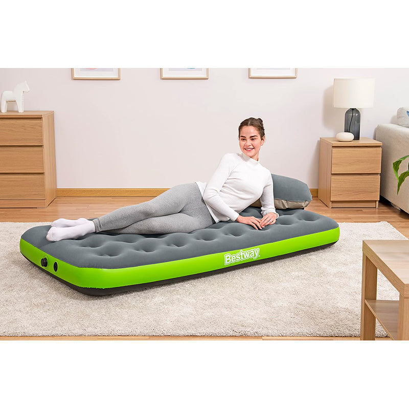 Materasso Gonfiabile Singolo Foccato Con Cuscino