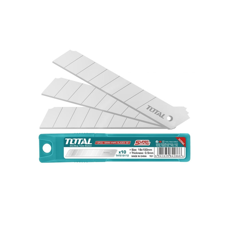 total set 10 lame per taglierino da 18mm ean 6941639842866