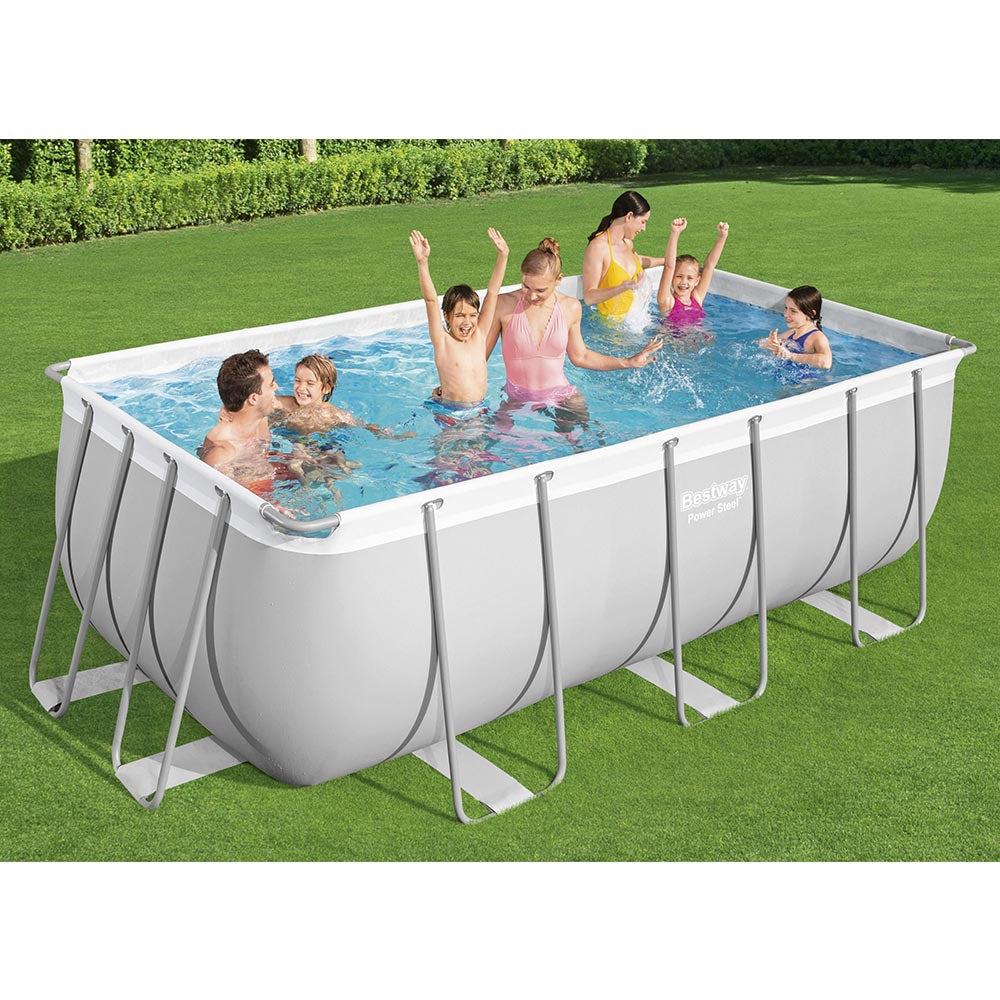 bestway piscina power steel rettangolare 412x201x122cm ean 6942138970258