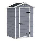 keter casetta da giardino manor 4x3 grigio ean 7290103659028