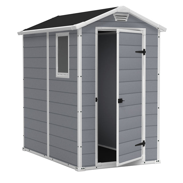 keter casetta da giardino manor 4x6 grigio ean 7290103660352