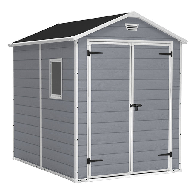 keter casetta da giardino manor 6x8 grigio ean 7290103660413