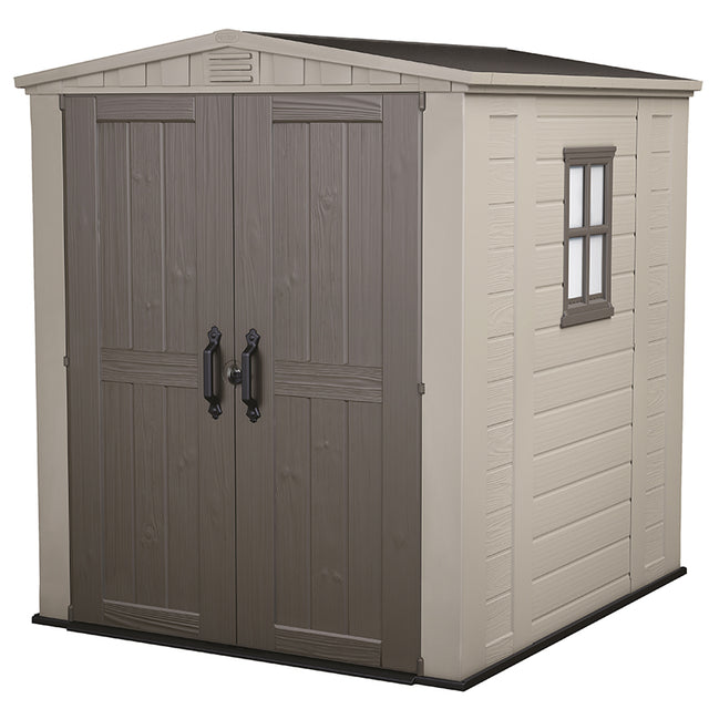 keter casetta da giardino factor 6x6 beige ean 7290103664930