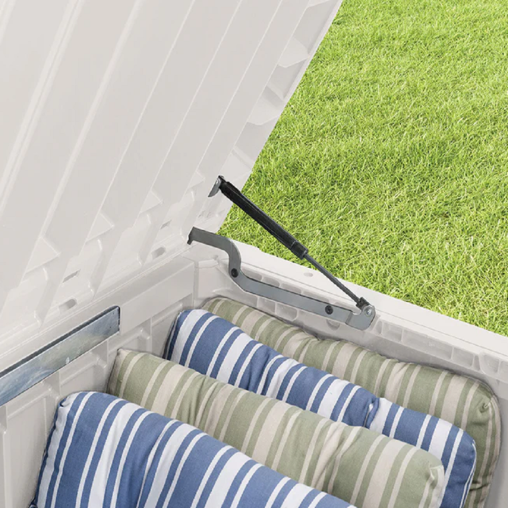 Baule In Resina Brightwood Bianco 145x63x60 Cm