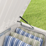 Baule In Resina Brightwood Bianco 145x63x60 Cm