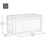 Baule Comfy Marrone Ecom-Pack 116x45x57 Cm