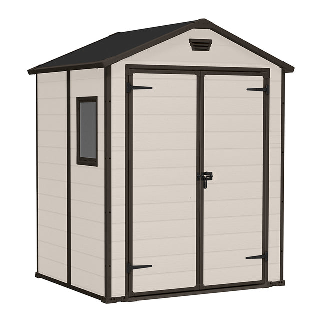 keter casetta da giardino manor 6x5 beige ean 7290106931046