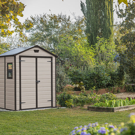 keter casetta da giardino manor 6x5 beige ean 7290106931046